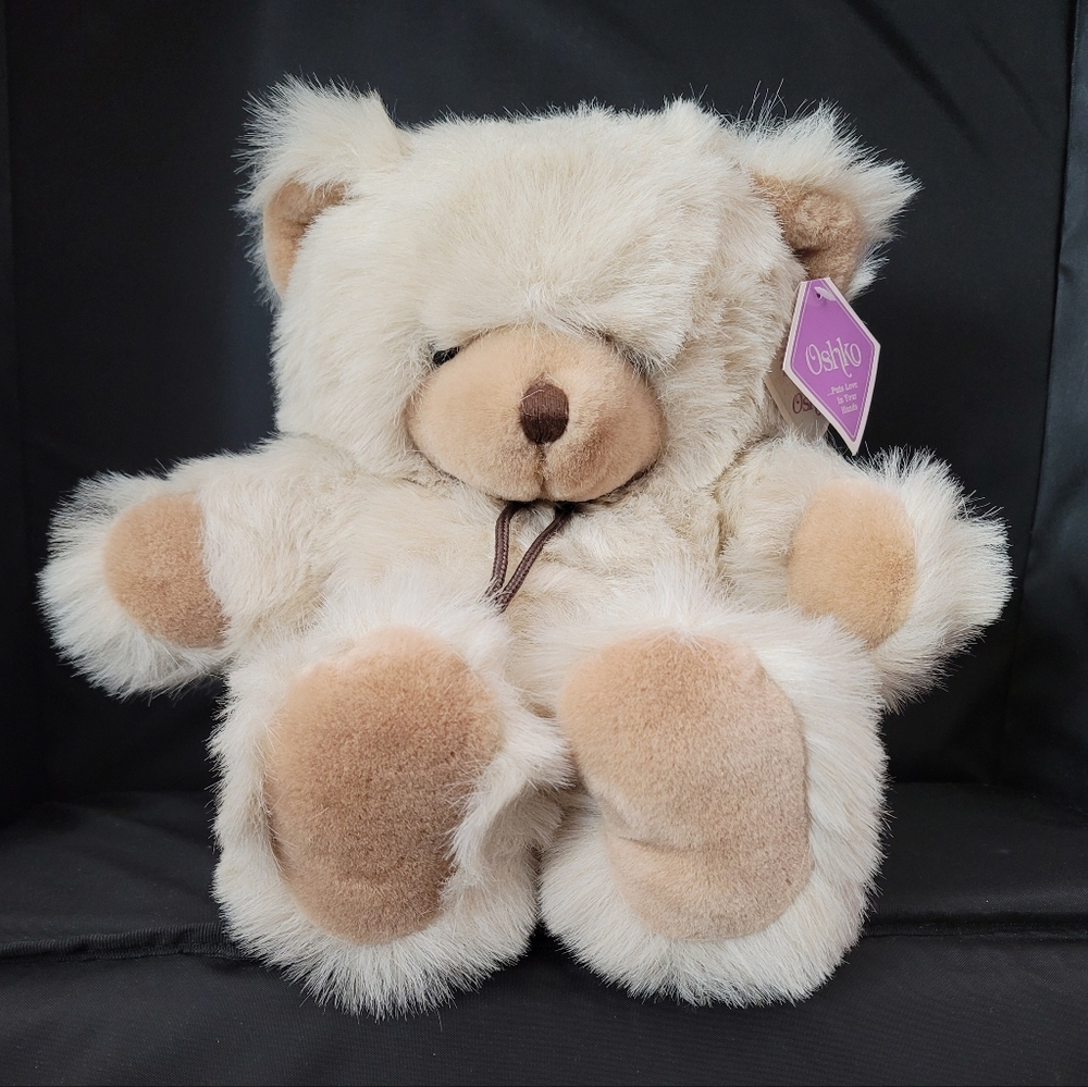 Oshko Cream Ivory Classic Teddy Bear